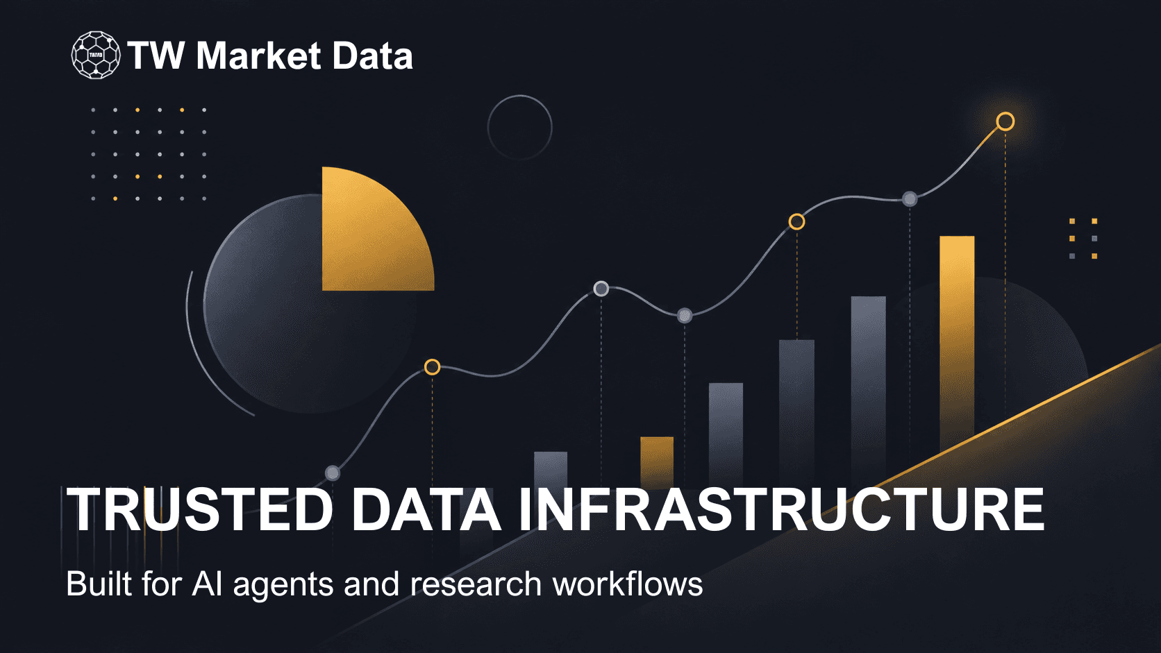 Trusted data infrastructure abstract market data cover